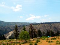 2010077158 Forest Fire Along The North Thompson River - British Columbia - Canada  - Jul 31