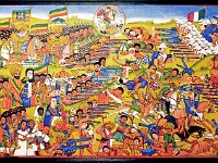 2012094992 Battle with Italians - Ethnological Museum - Addis Ababa - Ethiopia