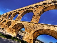 Urlaub in der Provence 18. - 21. Maerz 2008 : Nimes, Pont du Gard, Suedfrankreich, 2008, Provence